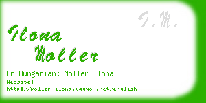 ilona moller business card